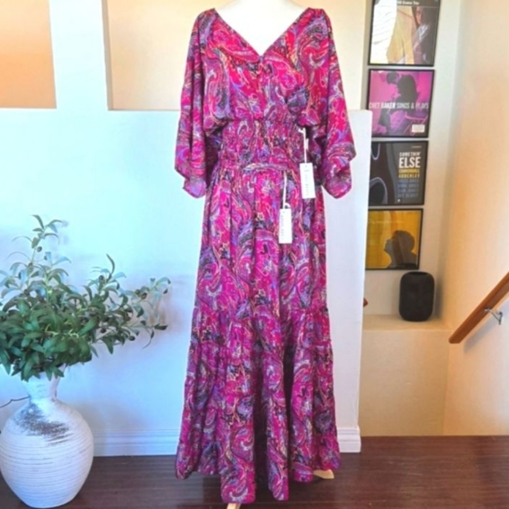 Anthropologie Boemo Paisley Bohemian 2 PC Skirt Top Set Medium NWT